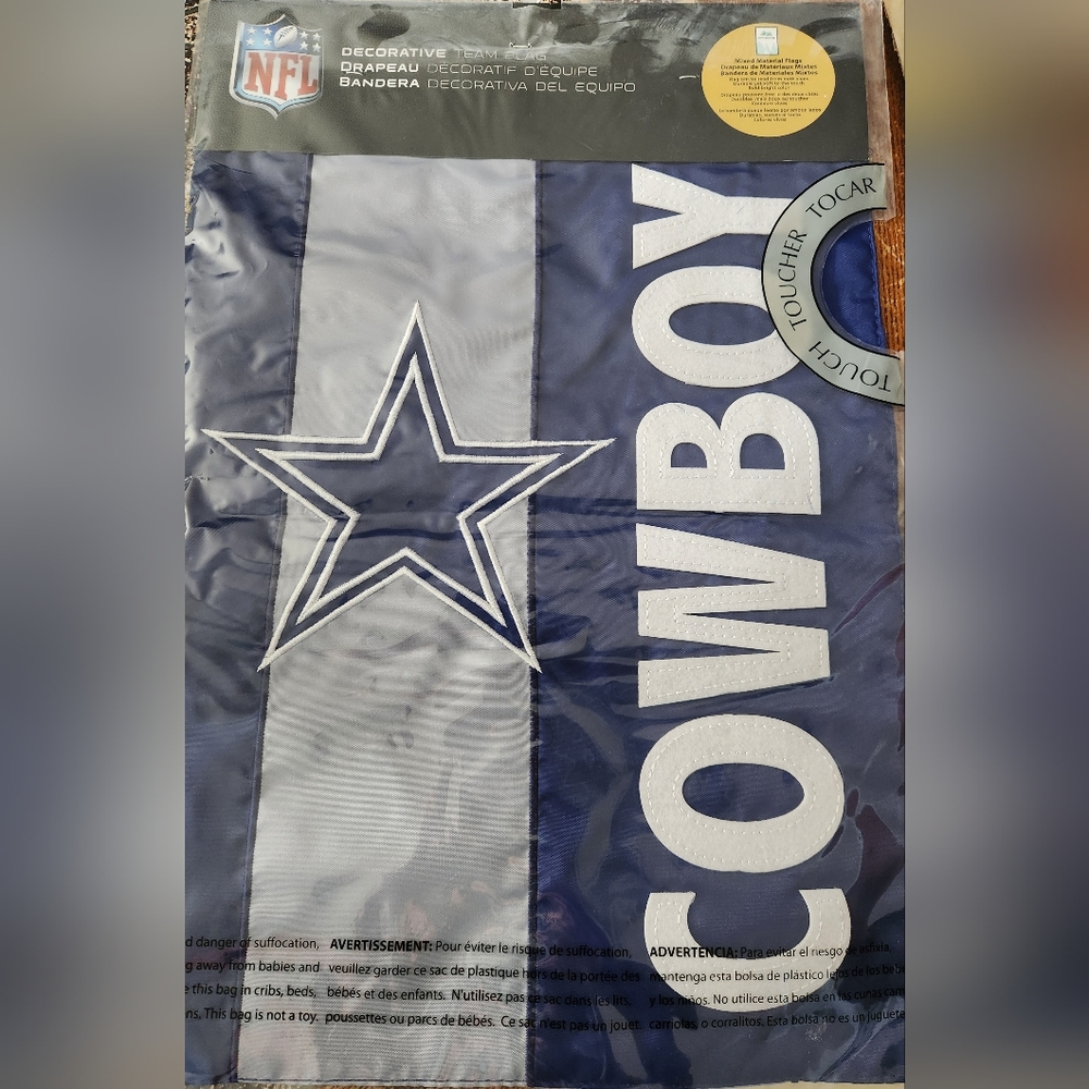 Brand New Dallas Cowboys double sided yard flag